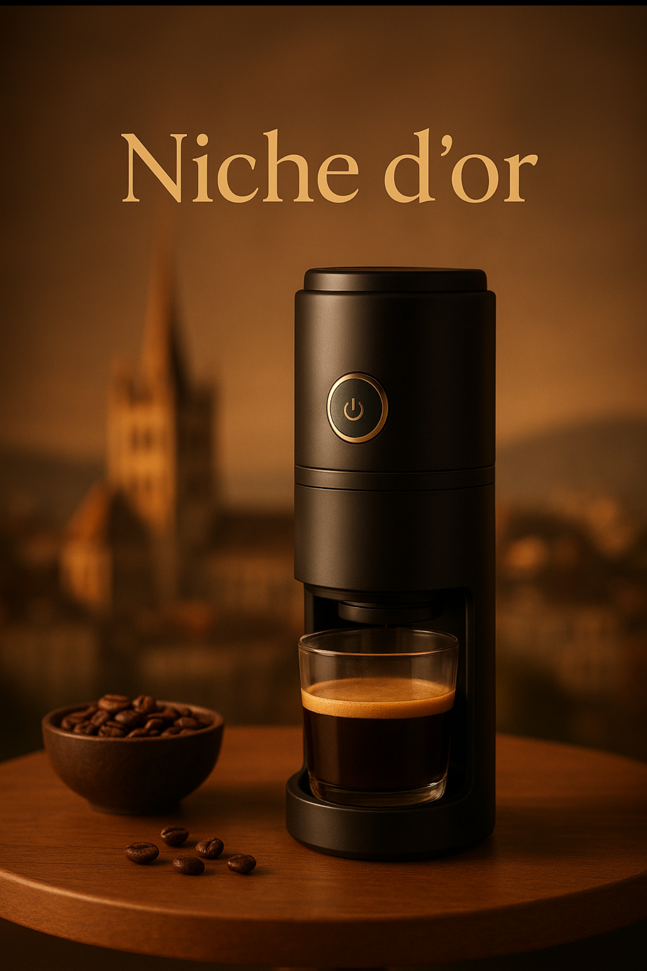 Machine à Café Portable – Espresso Parfait en 1 Minute avec Chargeur Rapide Inclus